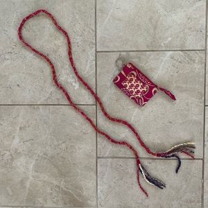 Vera Bradley Floral Bag & Tassel Belt